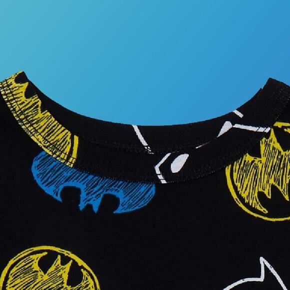 Batman Snug Fit Character Toddler 12 Month Pajama 2 Piece Set Size 12 Months - Picture 3 of 7